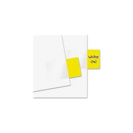 Redi-Tag Redi-Tag Standard Page Flags, 1" x 1-11/16", Yellow, 50 Flags/Pack 76805